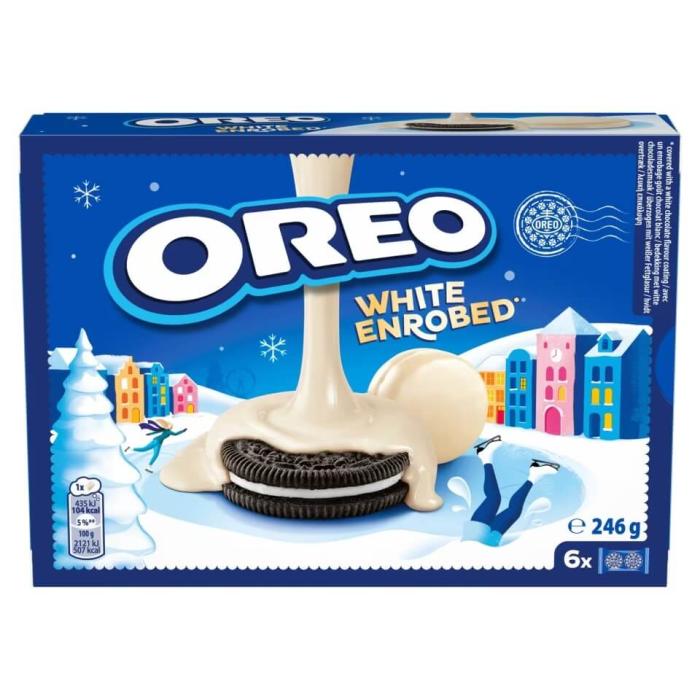 OREO ENROBED VIT CHOKLAD 10stX246gr