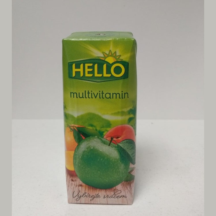 Hello Mini vitamingdryck Multivitamin 250ml X 18