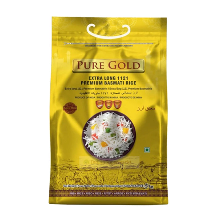 PURE GOLD BASMATI RIS SELE 5kgX4st