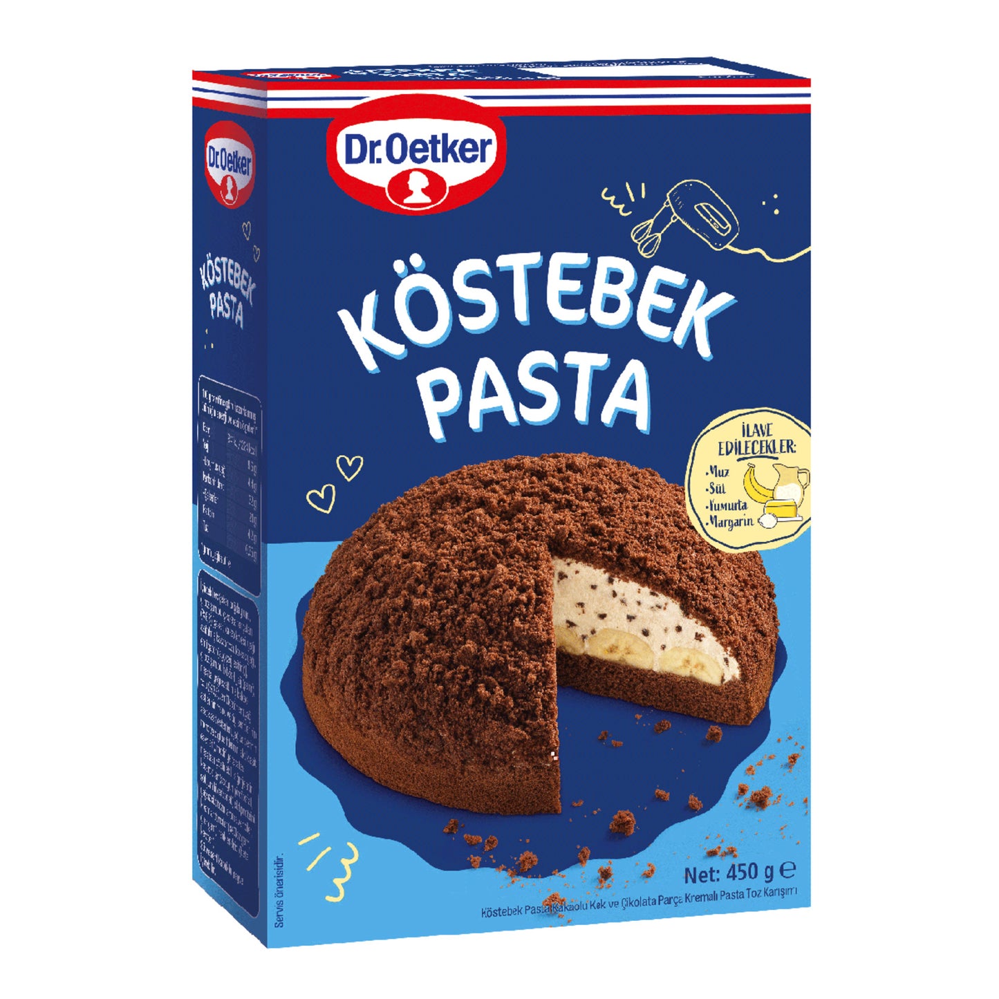 Dr. Oetker Köstebek Pasta 450gr X8st