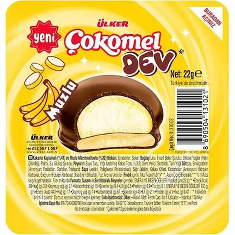 ULKER COKOMEL med BANAN 22gr X 36st