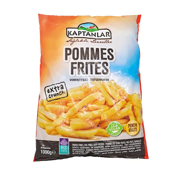 KAPTANLAR Pommes Frites 1kg X 10st