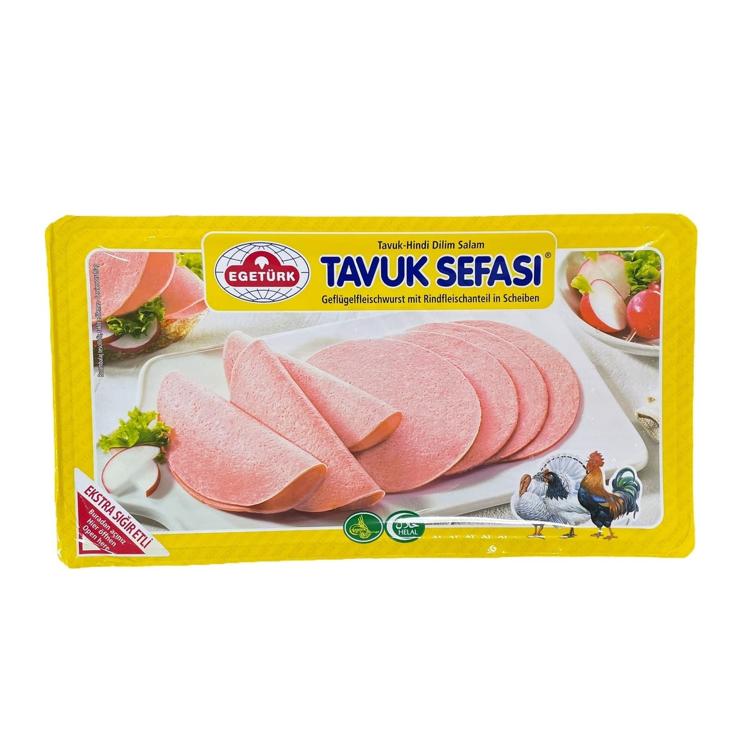 Egeturk Skivad Kyckling salami 12 X 125g