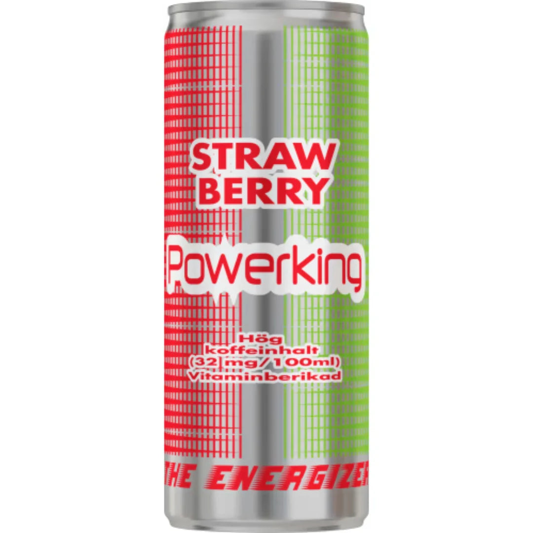 Powerking Strawberry 24 X 25cl (Styck)