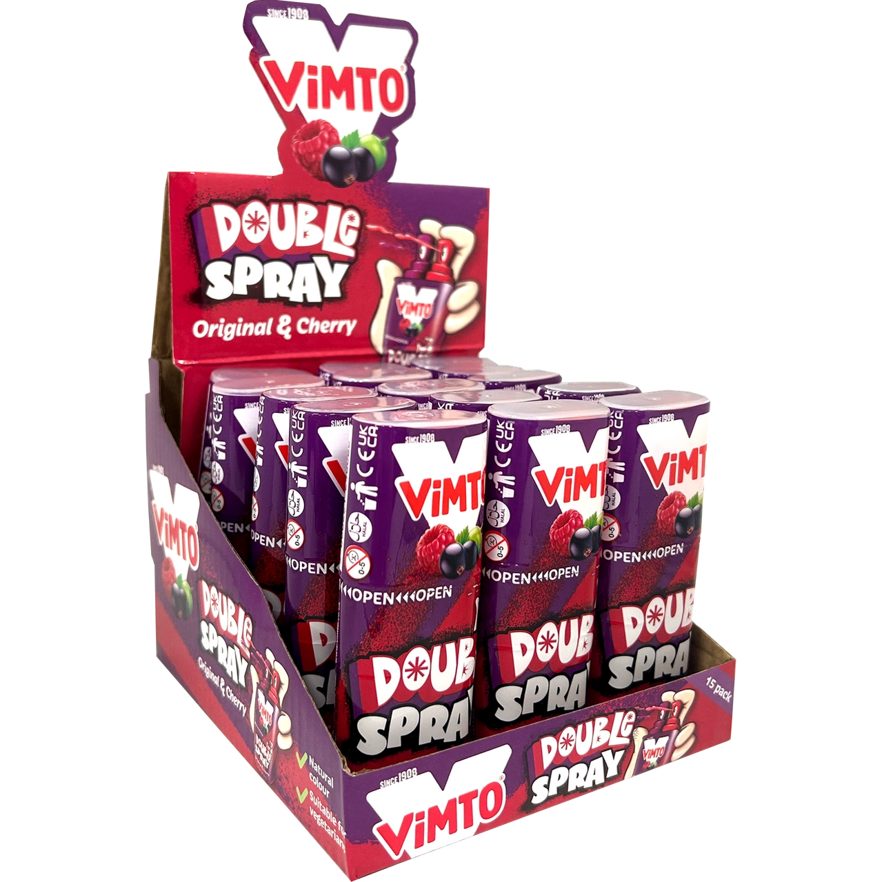 Vimto Dubbel Spray 12 ml 18 x 15 st
