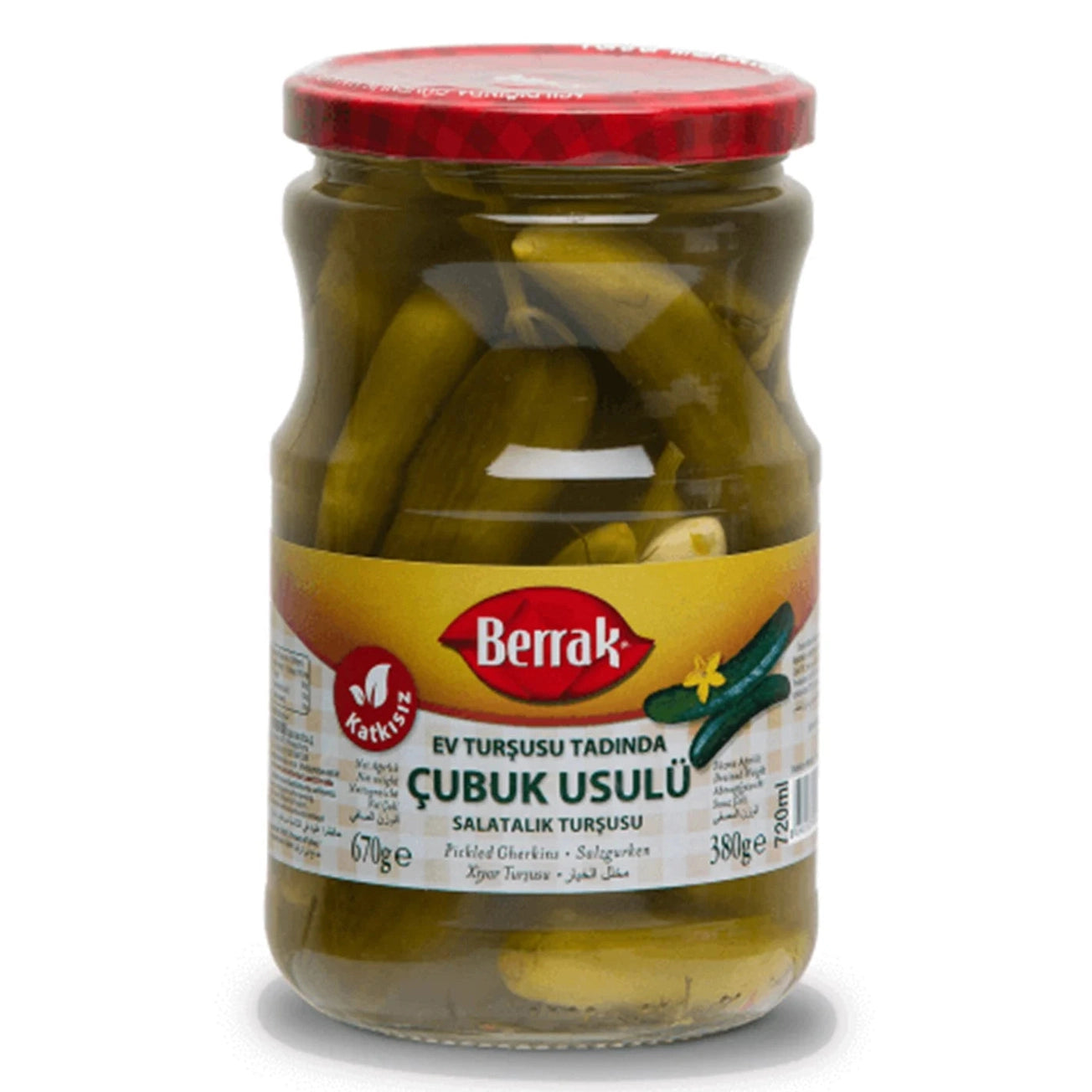 Berrak Inlagd Gurka på Cubuk-vis 720ml X 12st