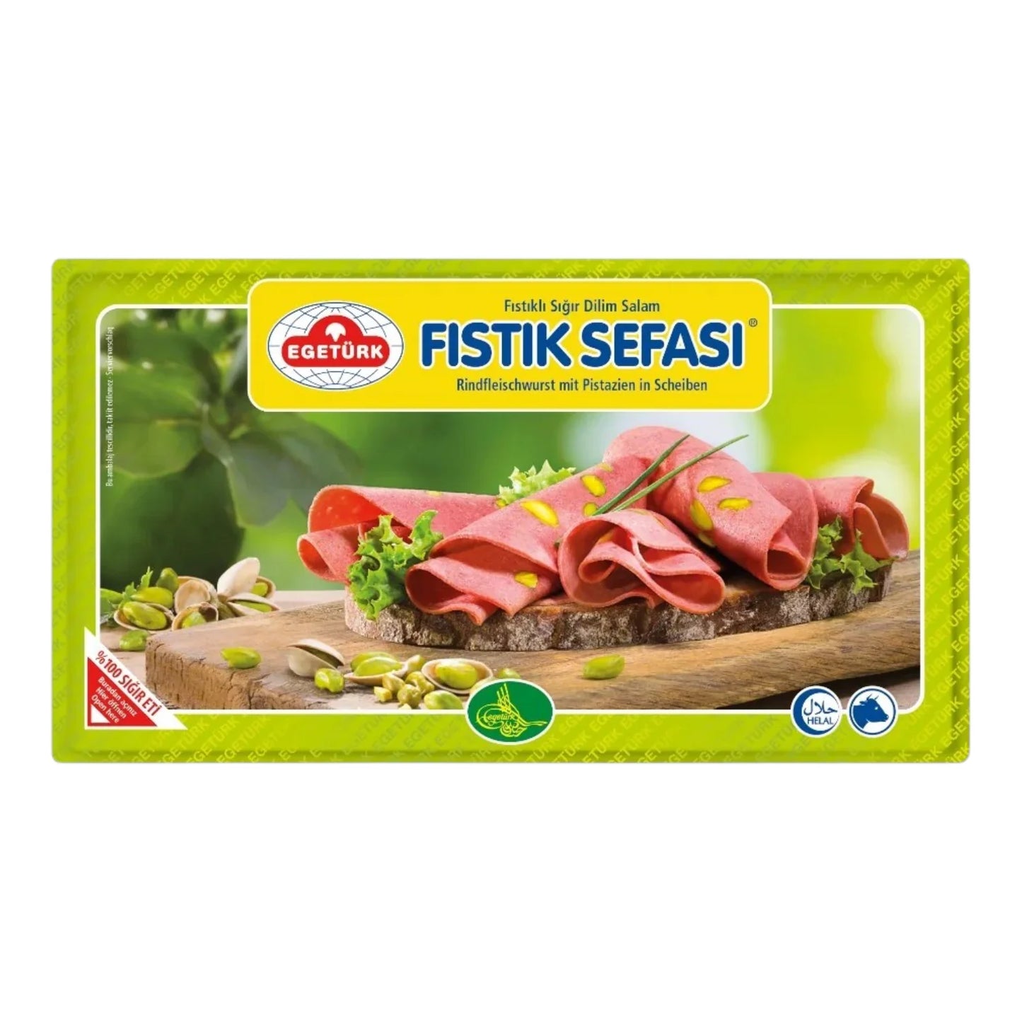 Egeturk Skivad Nött salami 16 X 150g