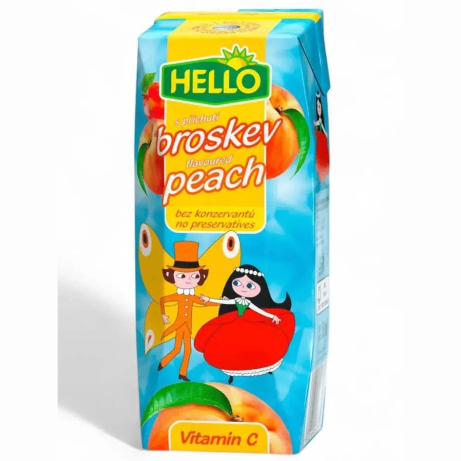 Hello Mini vitamingdryck persika juice 250ml X 18 (Styck)