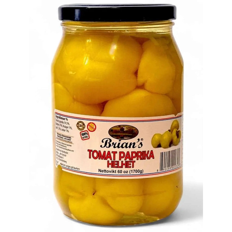 Brians Körsbärs Gul Paprika med Ostfllning 12x550g