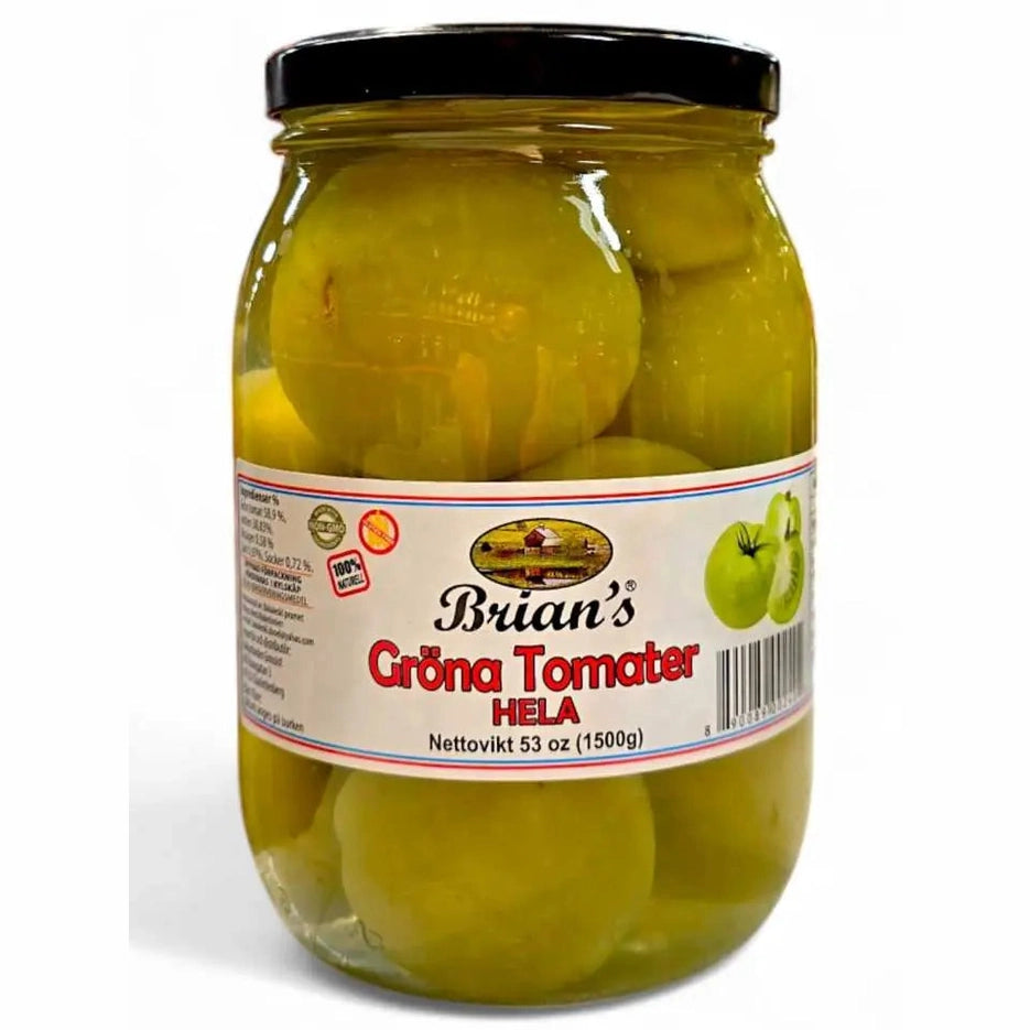 Balkan brians tomater gröna hel 1.5kg X 6