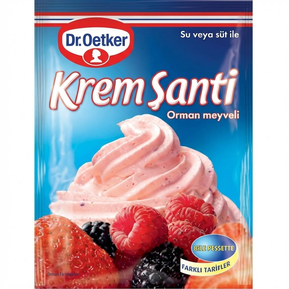 Dr. Oetker ENDA Vispgrädde Pulver Skogsbär 75grX12