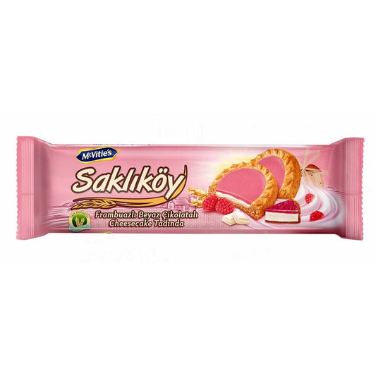 ULKER Sakliköy med Hallon 100gr X 12st
