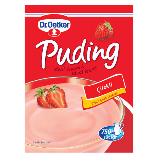 Dr. Oetker Pudding med jordgubb 120grX24