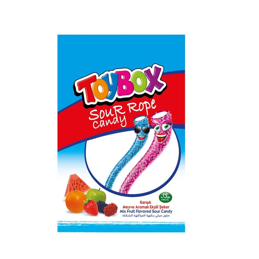 ToyBox Sour Rope Jordgubb 24st