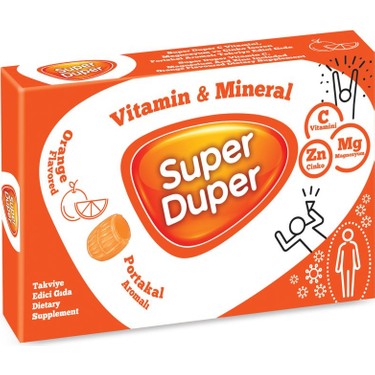 Super Duper Apelsin Vitamin 12x56gr