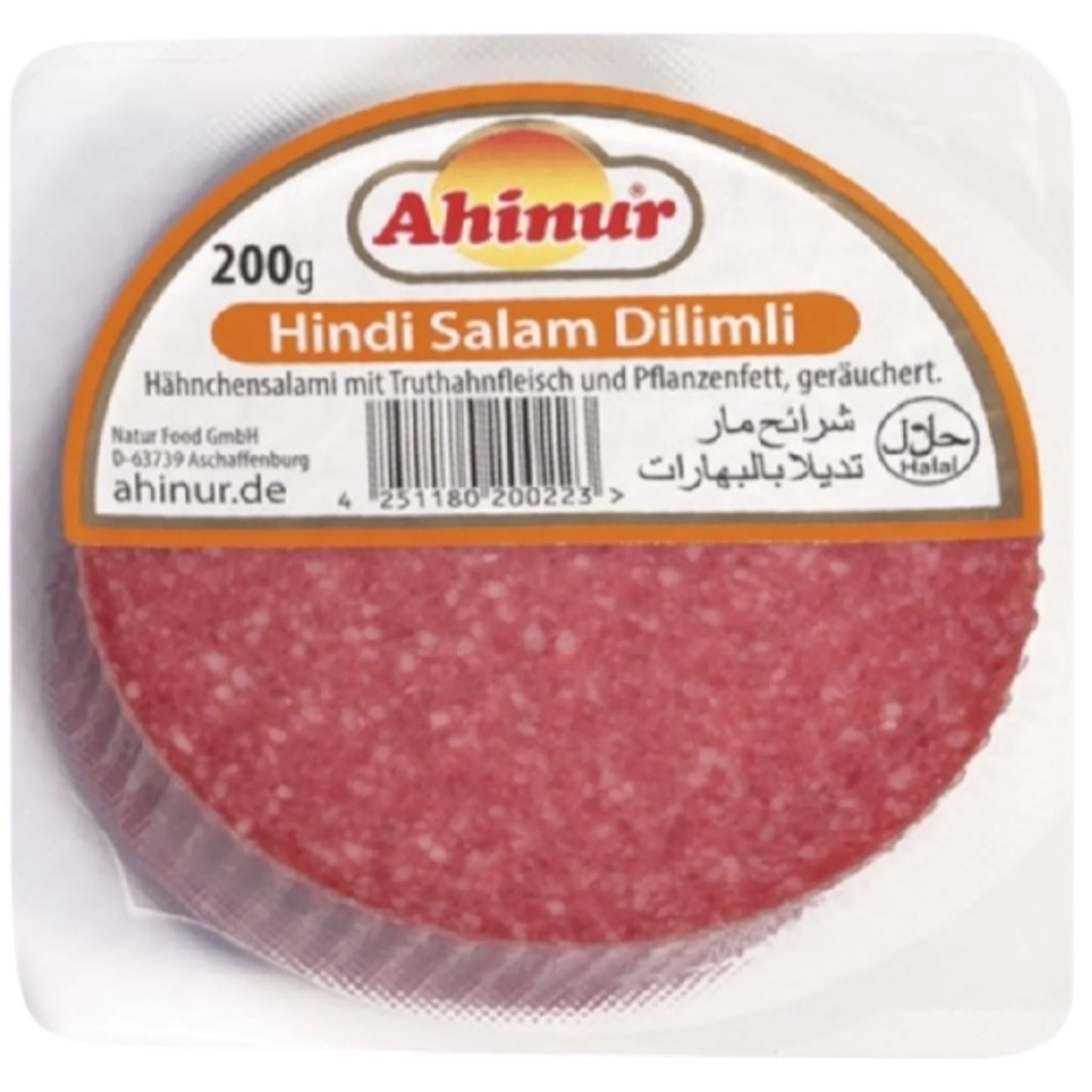 Ahinur Skivad Kalkon Salami 10 X 200g