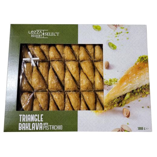 LEZZA TRIANGEL BAKLAVA MED PISTACH 1350grX8st