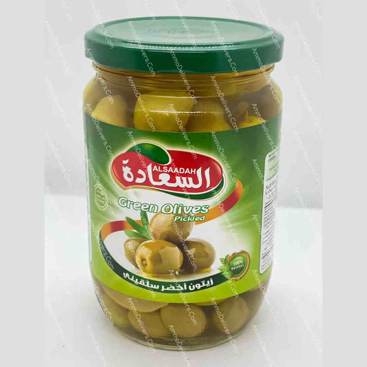 Alsaadah Gröna oliver "Bakkol" 2 Kg X 6