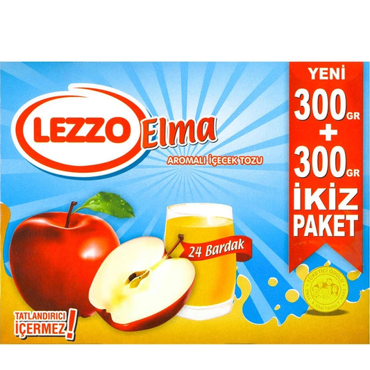 Lezzo Äpple Fruktpulver Låda 500g x 12