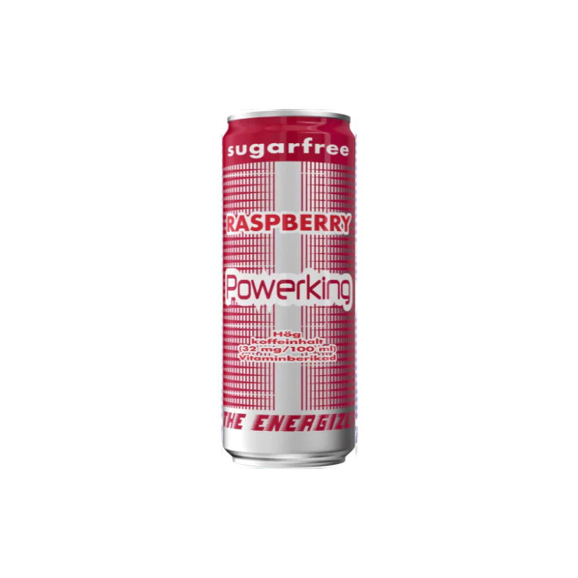 Powerking Raspberry 24 X 25cl med pant (Styck)