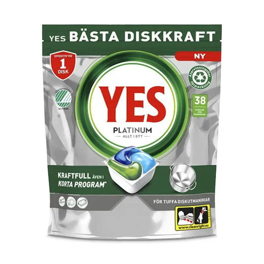 YES Maskindisk Platinum tabs 38-p X 5