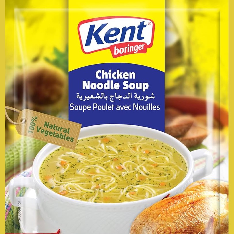 KENT Kyckling-pasta Soppa 51gr X 24