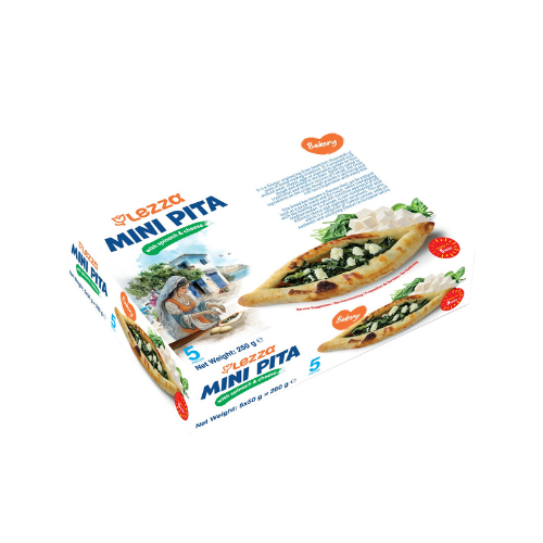LEZZA Mini-Pita Spenat & Ost 5x50gx12