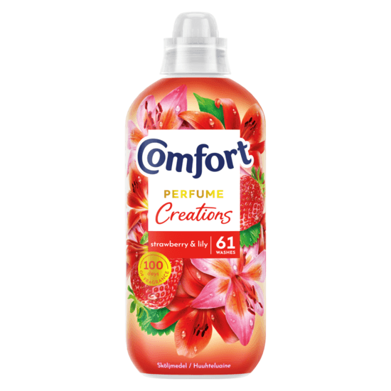 Comfort Sköljmedel Strawbeery &Lily 1100ml X 8