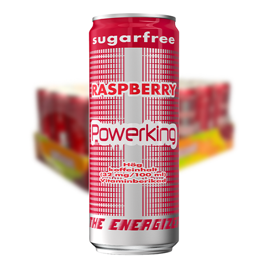 Powerking Raspberry 24 X 25cl med pant