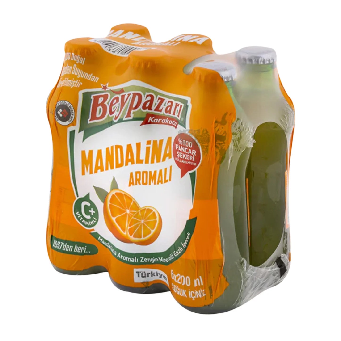 Beypazari Mineralvatten Mandarin 200 ml 1x24