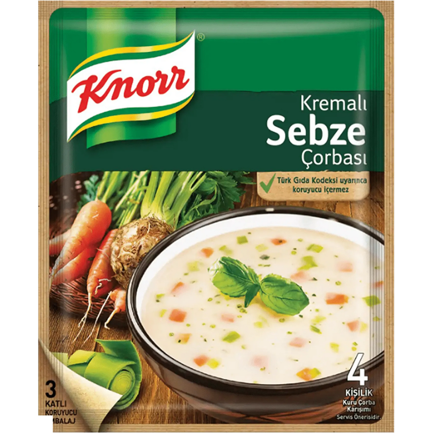KNORR Krämig Grönsaks Soppa 12x 65g