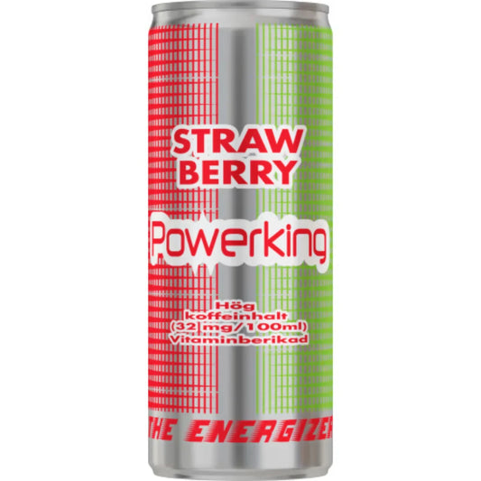 Powerking Strawberry 24 X 25cl (Styck)