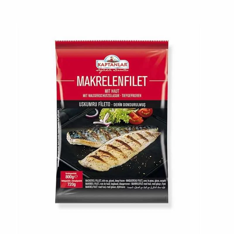 KAPTANLAR Makrill filéer 800grX12st