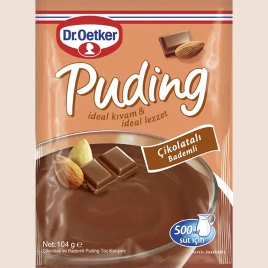 Dr. Oetker Pudding med mandel&choklad 104grX24