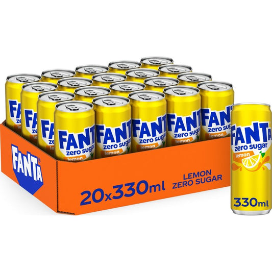 Fanta Lemon Burk Zero 20 x 33cl
