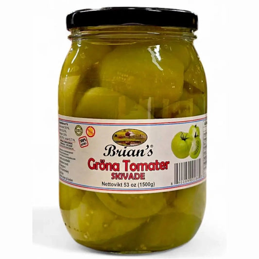 Balkan brians tomater gröna skivade 1.5kg X 6
