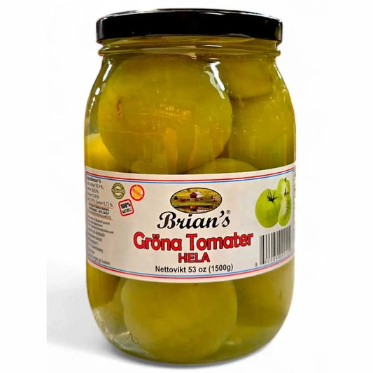 Balkan brians tomater gröna hel 1.5kg X 6