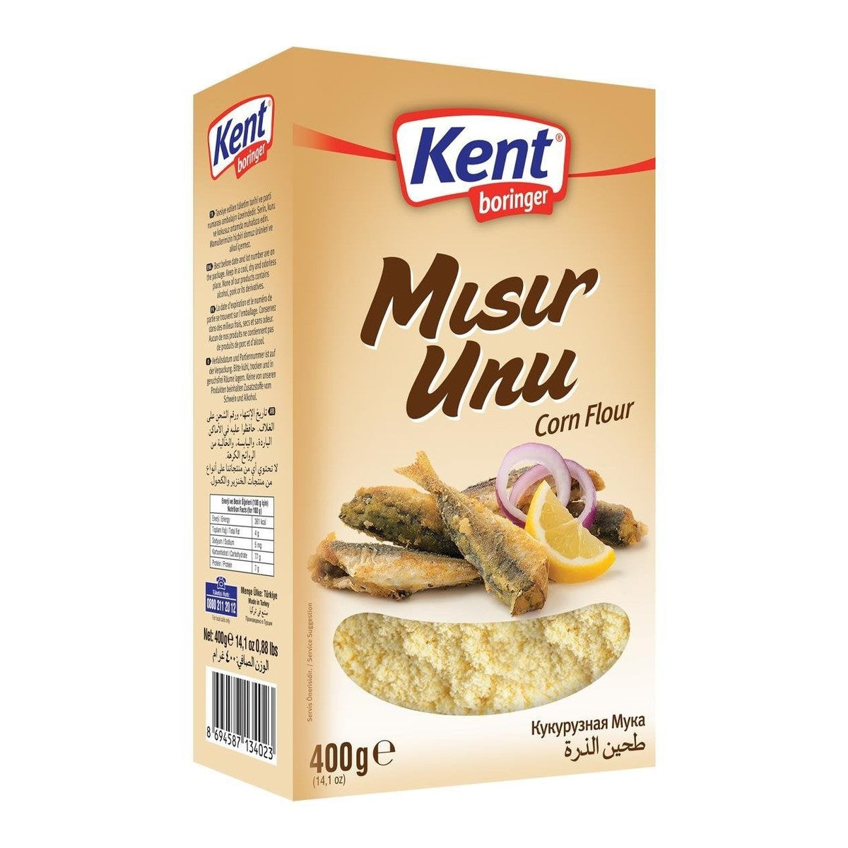 KENT Majsmjöl 400gr X 12