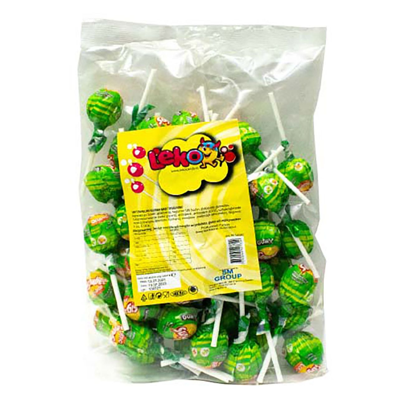 Leko Klubba Vattenmelon med tugummi 12 x 48 st
