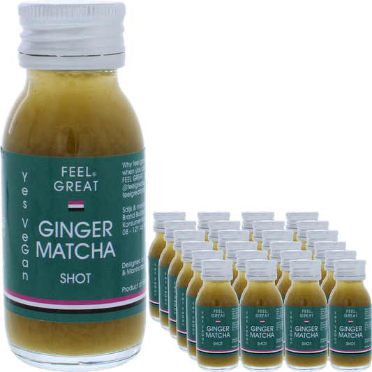 Feel Great Ginger Matcha Shot 60ml X24