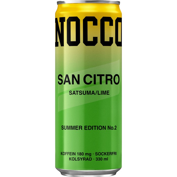 Nocco San Citro Satsum / Lime 24 X 33cl (Styck)