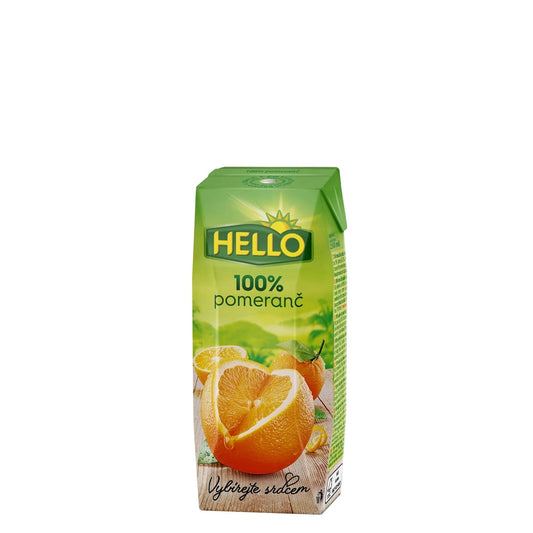 Hello Mini vitamingdryck apelsin juice 250ml X 18 (Styck)
