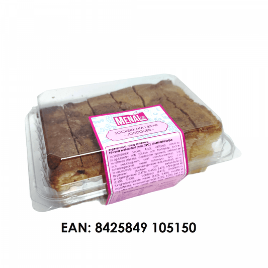 MENAL SOCKERKAKA I BITAR JORDGUBB 400grX7st