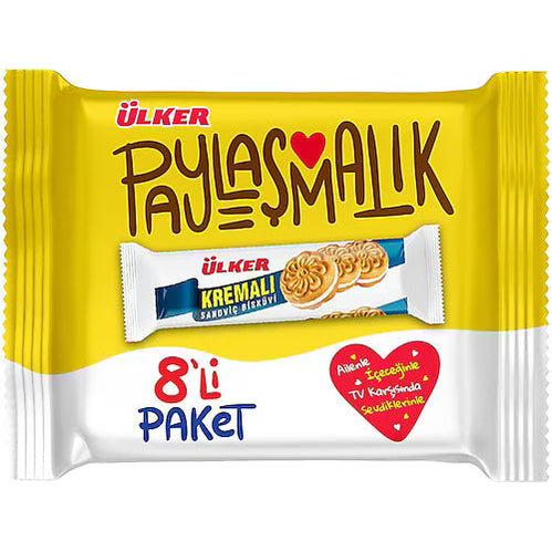 ULKER 8PACK KREMALI BISKUVI 8liX61grX8st
