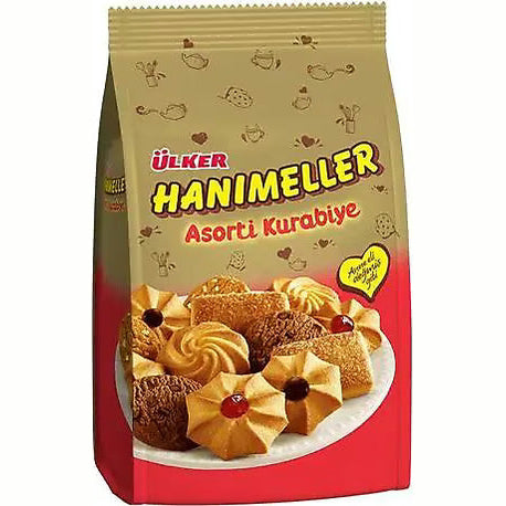 ULKER HANIMELLER ASORTI BISKUVI 150grX12