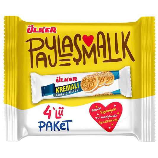 ULKER 4PACK KREMALI BISKUVI 4luX61grX11st